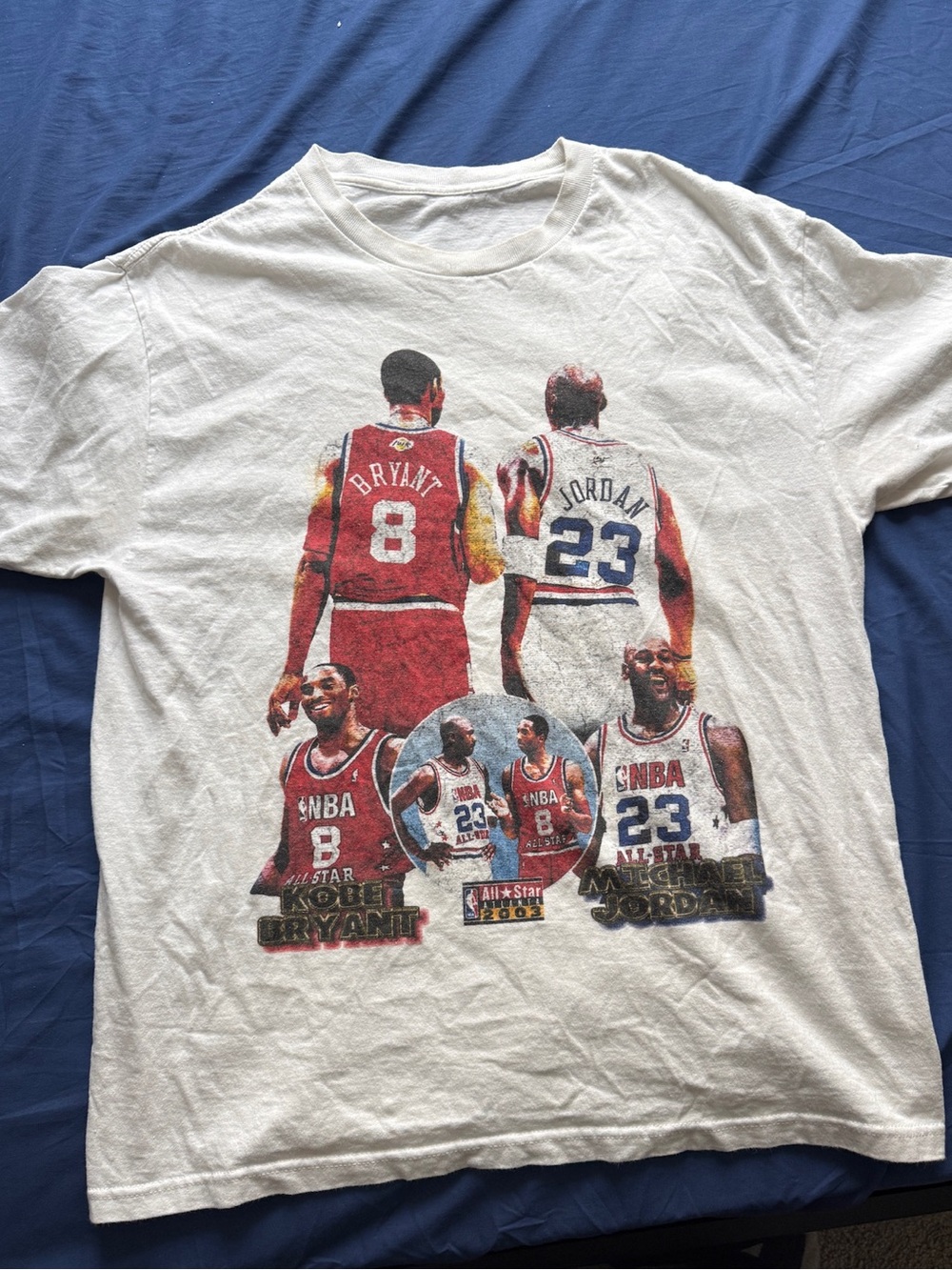 Kobe & Jordan Graphic Tee in White